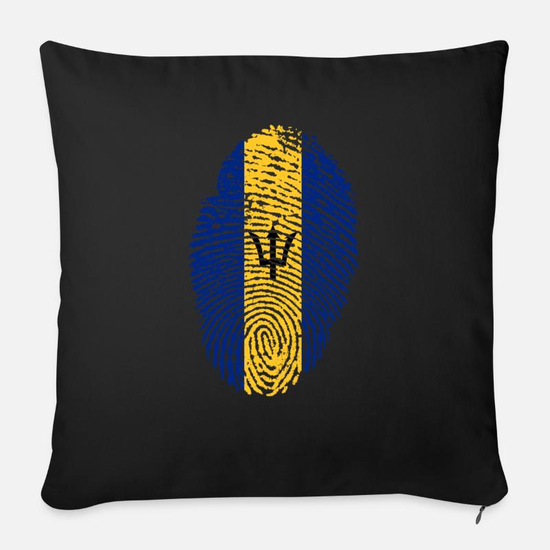 Barbados - Sofakissen mit Füllung 45 x 45 cm - Schwarz