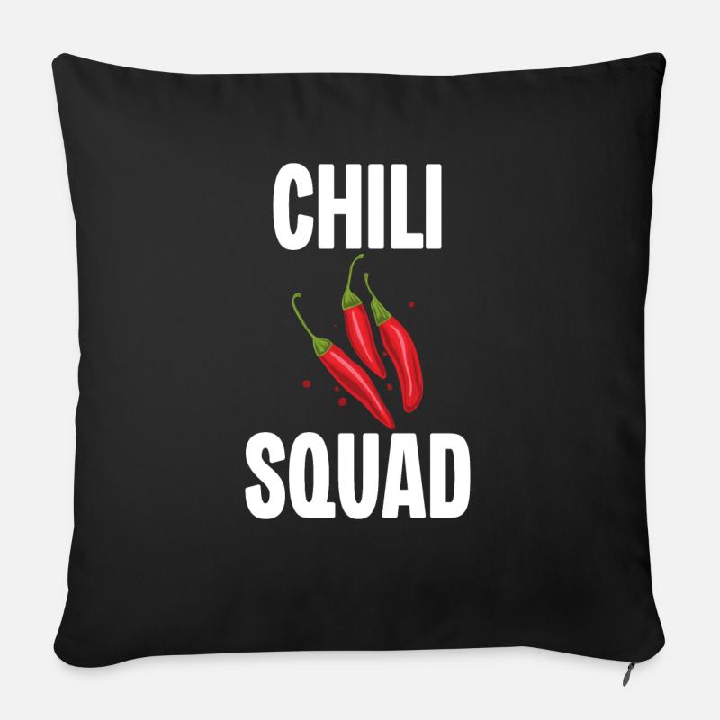 Chili Squad - Sofakissen mit Füllung 45 x 45 cm - Schwarz