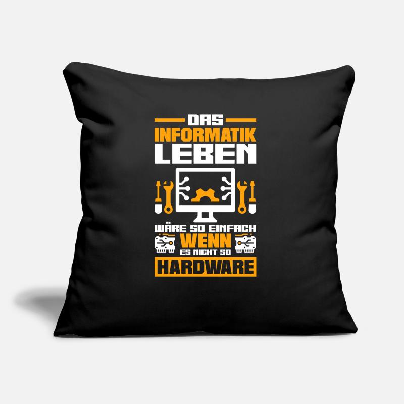Informatiker Spruch Software Entwickler Nerd IT Sofakissen mit Füllung 45 x 45 cm