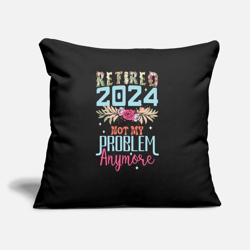 Finally retired gift Sofa pillow with filling 45cm x 45cm