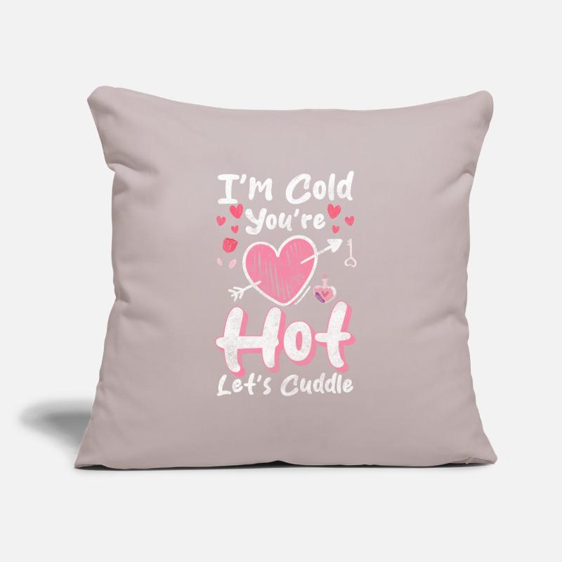 Relationship Affection Romantic Sofa pillow with filling 45cm x 45cm