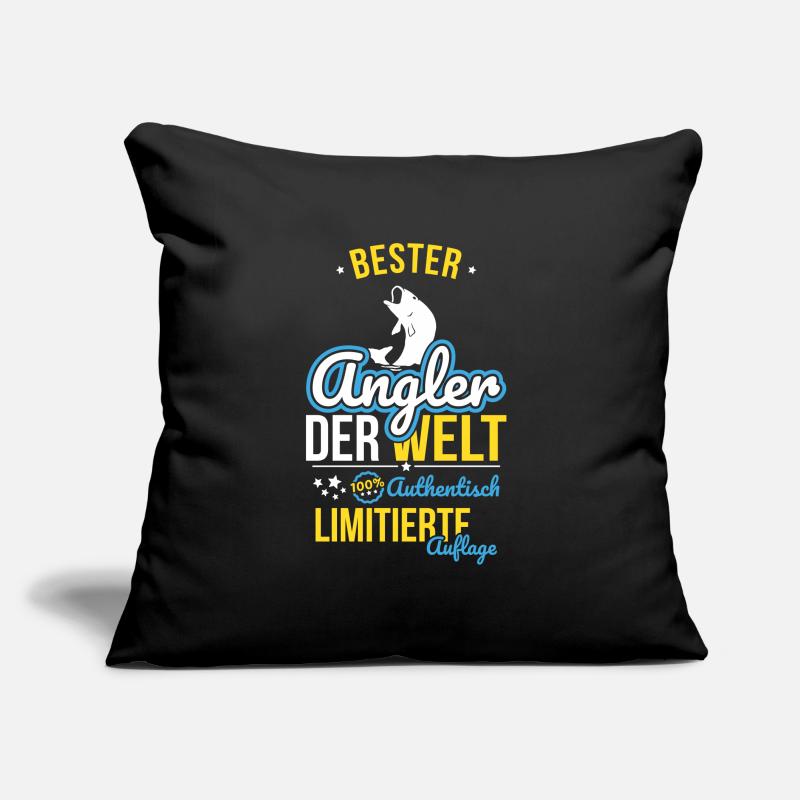 Bester Angler der Welt - 100% Authentisch Sofakissen mit Füllung 45 x 45 cm