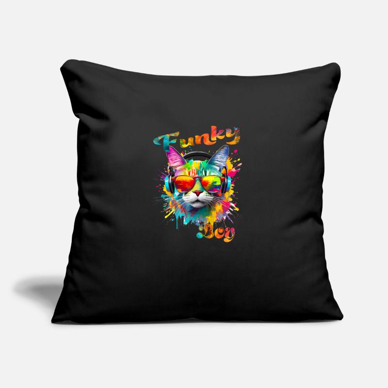 Funky Boy Chat Sofakissen mit Füllung 45 x 45 cm