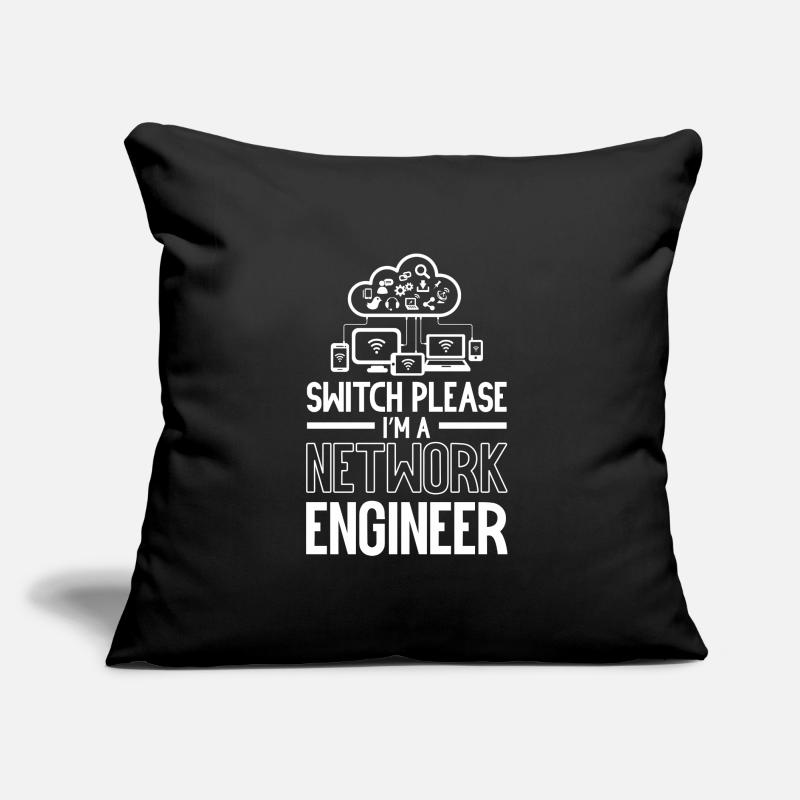Switch Please I'm A Network Engineer IT Tech Sofa pillow with filling 45cm x 45cm