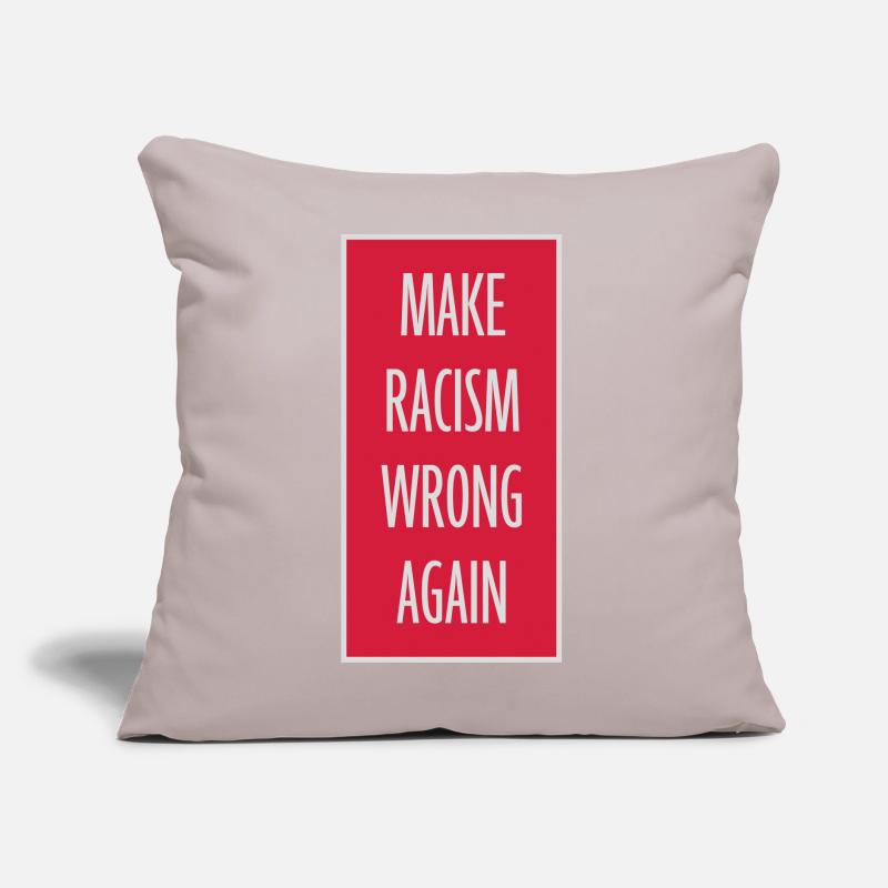 make racism wrong again Sofakissen mit Füllung 45 x 45 cm