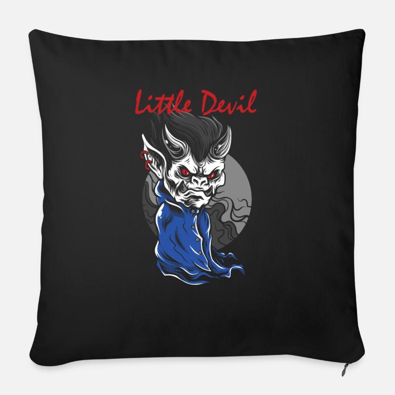 Little Devil - Sofakissen mit Füllung 45 x 45 cm - Schwarz