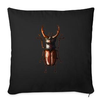 Cerf-volant - Coussin et housse de 45 x 45 cm - noir - Devant