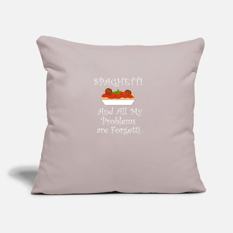 Pasta and Spaghetti Problems Forgetti Sofa pillow with filling 45cm x 45cm