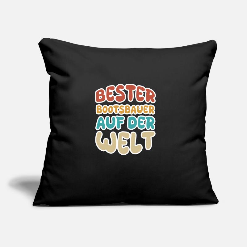 Les constructeurs de bateaux comme vocation Coussin et housse de 45 x 45 cm