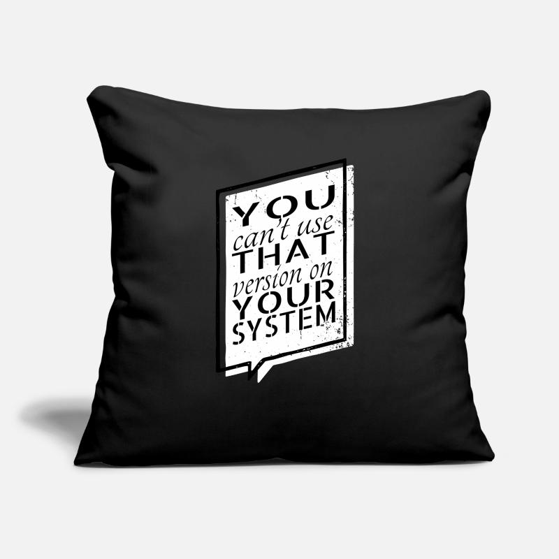 funny quote computers c sharp programming Sofa pillow with filling 45cm x 45cm