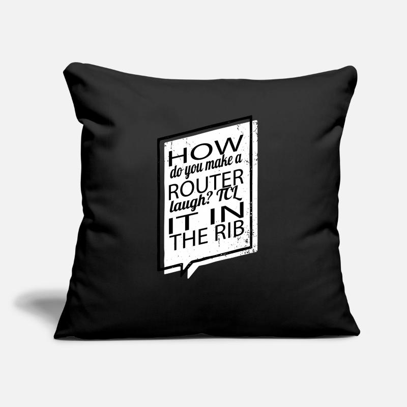 Citation Fun Computer Humourour Fullstack Developer Coussin et housse de 45 x 45 cm