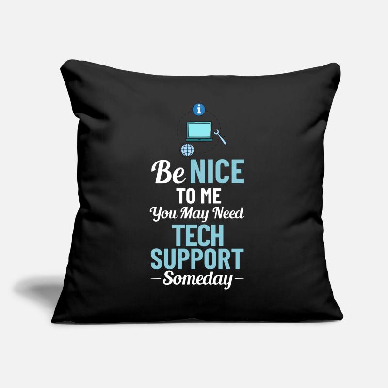 Support technique Assistance technique informatique Helpdesk Coussin et housse de 45 x 45 cm