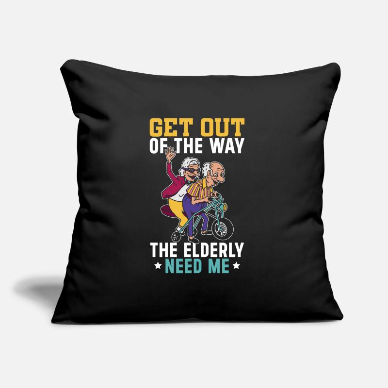 Avoid the elderly, who Sofa pillow with filling 45cm x 45cm