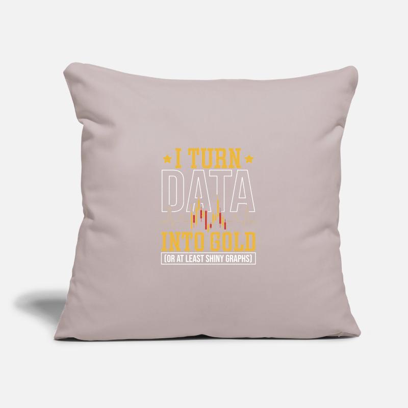 Statistics, Data Processing, Data Science Sofa pillow with filling 45cm x 45cm