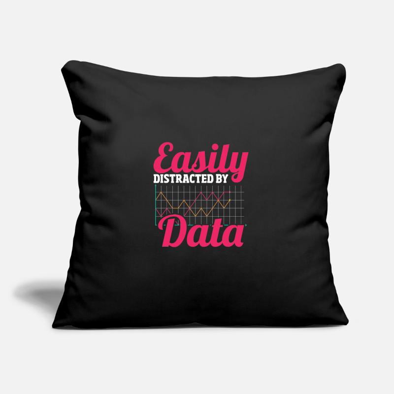 Data Entry Analyst Data Engineer Data Sofa pillow with filling 45cm x 45cm