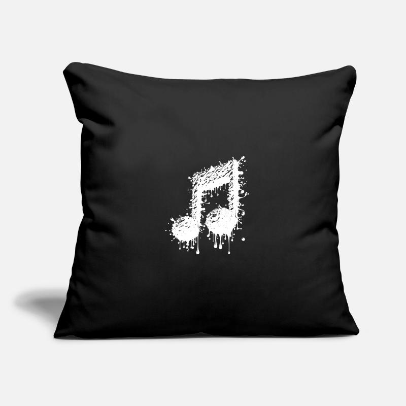 Liquid Music Eighth Notes Scale Sofa pillow with filling 45cm x 45cm