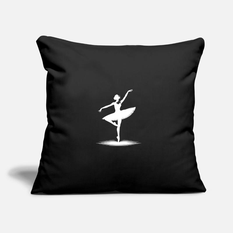 Aesthetic dance design with classical pose Sofa pillow with filling 45cm x 45cm