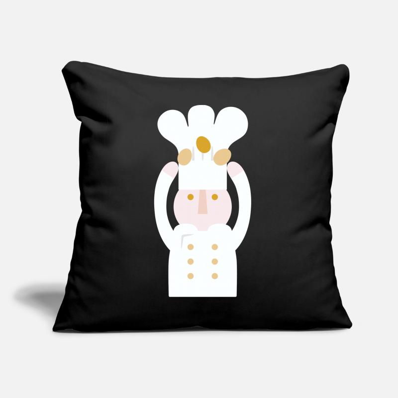 , Chef l pas de texte Coussin et housse de 45 x 45 cm