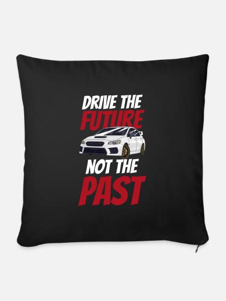 E-Auto Leise Klima - Sofakissen mit Füllung 45 x 45 cm - Schwarz