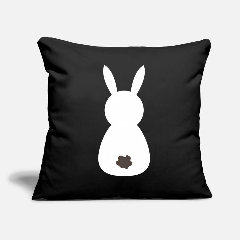White from the back Sofa pillow with filling 45cm x 45cm