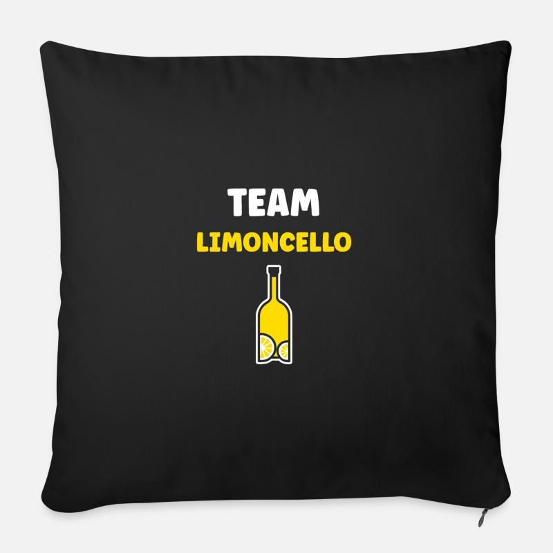 limoncello - Coussin et housse de 45 x 45 cm - noir