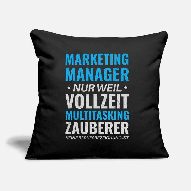 Marketing Manager – Multitasking Zauberer Sofakissen mit Füllung 45 x 45 cm