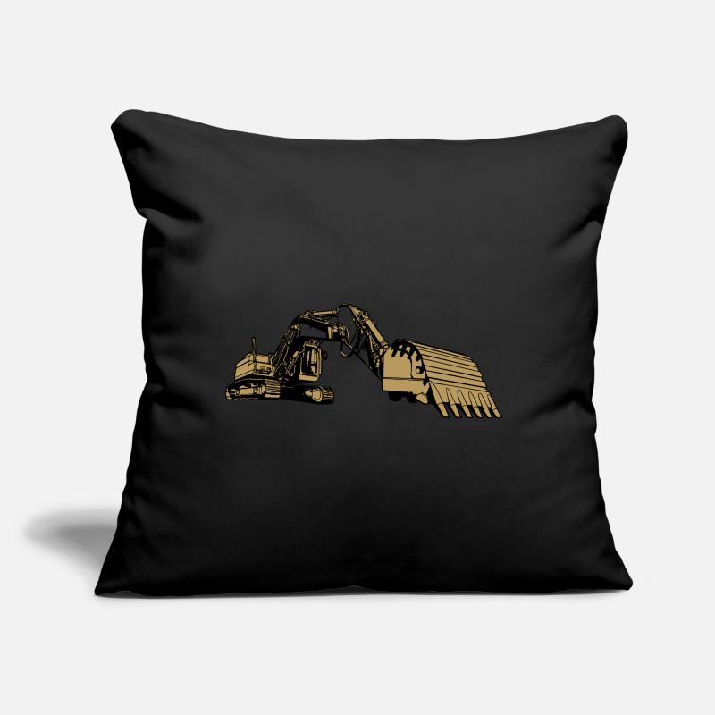 Loading shovel gift excavator driver excavator operator Sofa pillow with filling 45cm x 45cm