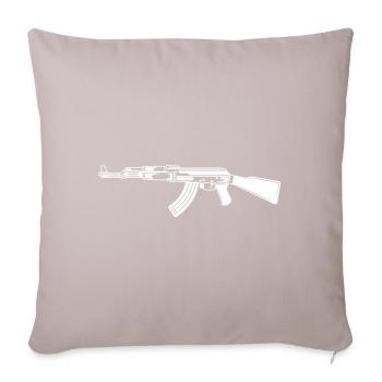 Ak 47 Guns - Sofa pillow with filling 45cm x 45cm - light taupe - Front