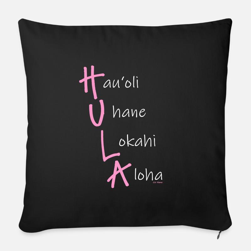 This is Hula! - Sofakissen mit Füllung 45 x 45 cm - Schwarz