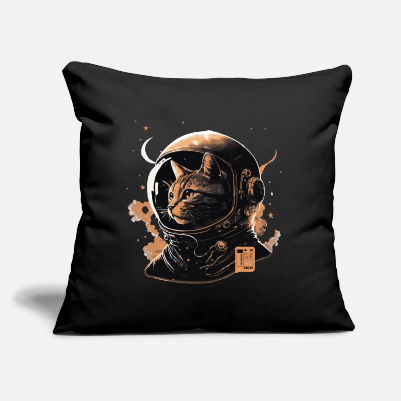 spacecat beige vector Sofakissen mit Füllung 45 x 45 cm