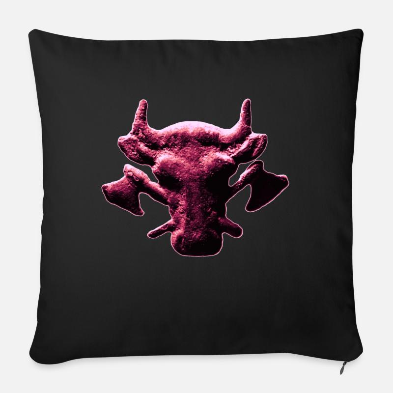 Metzger und Fleischer als Handwerksberuf - Sofakissen mit Füllung 45 x 45 cm - Schwarz
