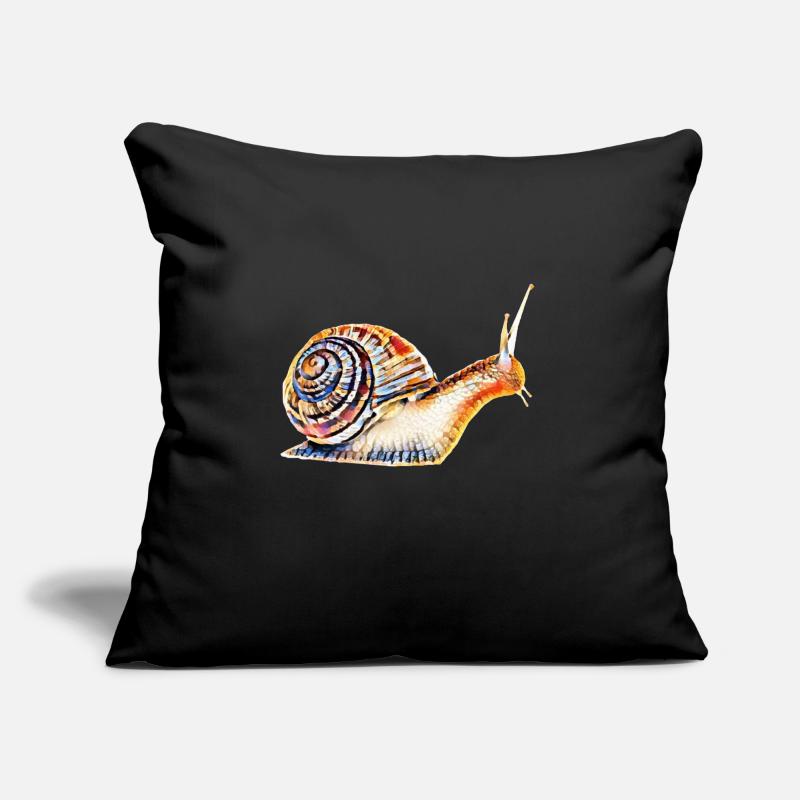 Schnecke Sofakissen mit Füllung 45 x 45 cm