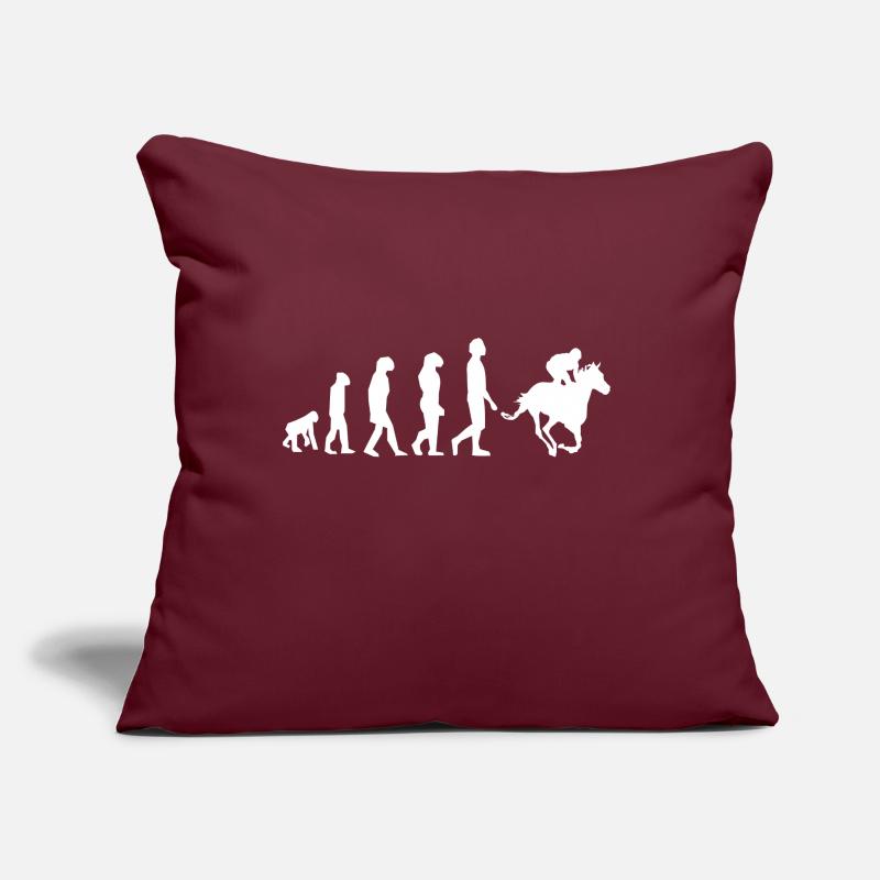 EVOLUTION CHEVAL - ÉVOLUTION DE L'ÉQUITATION Coussin et housse de 45 x 45 cm