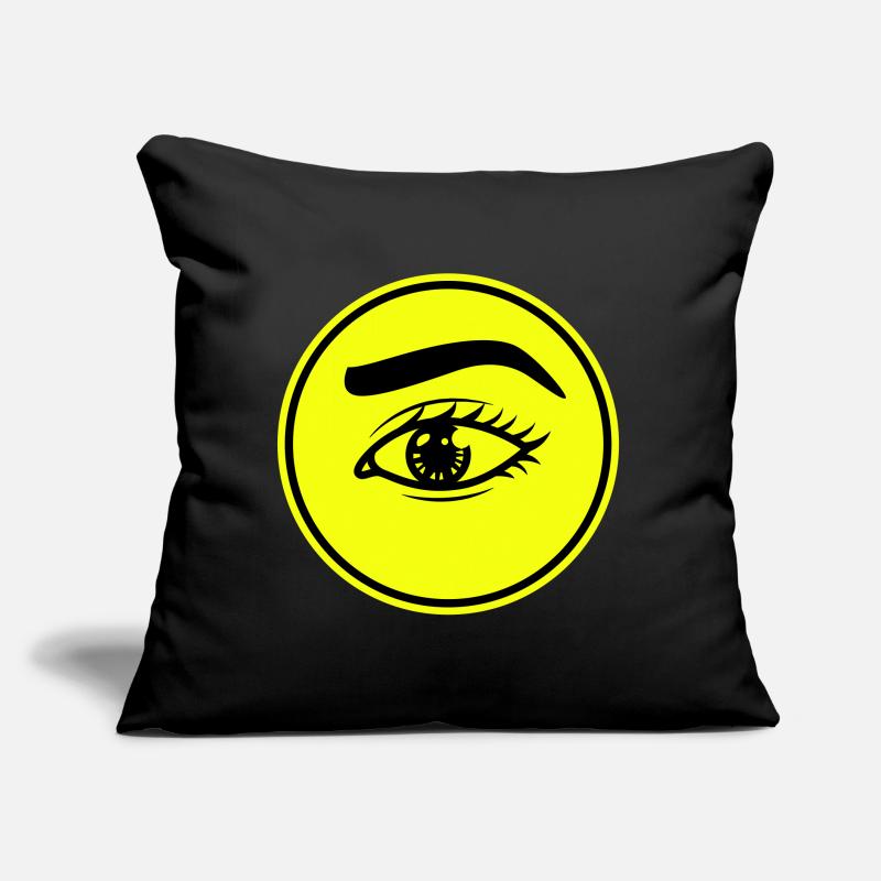 Eye symbol Sofa pillow with filling 45cm x 45cm