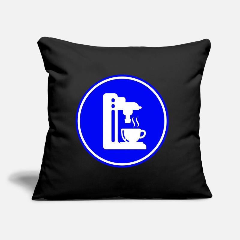 Coffee machine symbol Sofa pillow with filling 45cm x 45cm