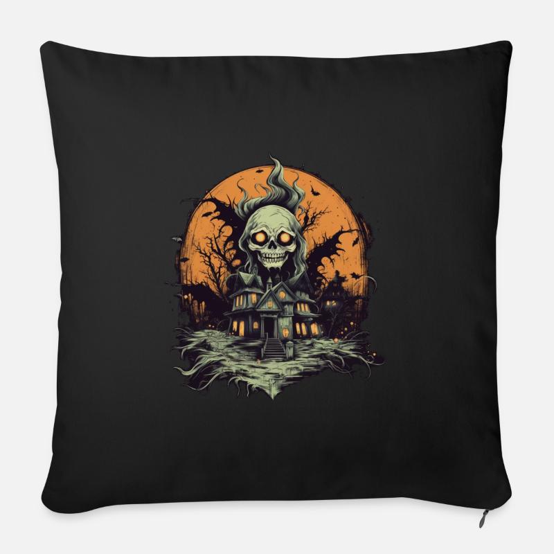 Halloween - Sofakissen mit Füllung 45 x 45 cm - Schwarz