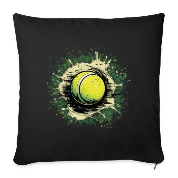 Tennis ball - Sofakissen mit Füllung 45 x 45 cm - Schwarz - Vorne