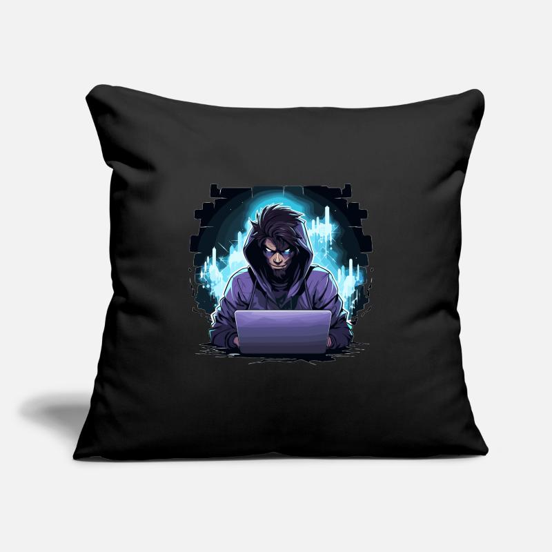 Hacker éthique - Illustration Coussin et housse de 45 x 45 cm