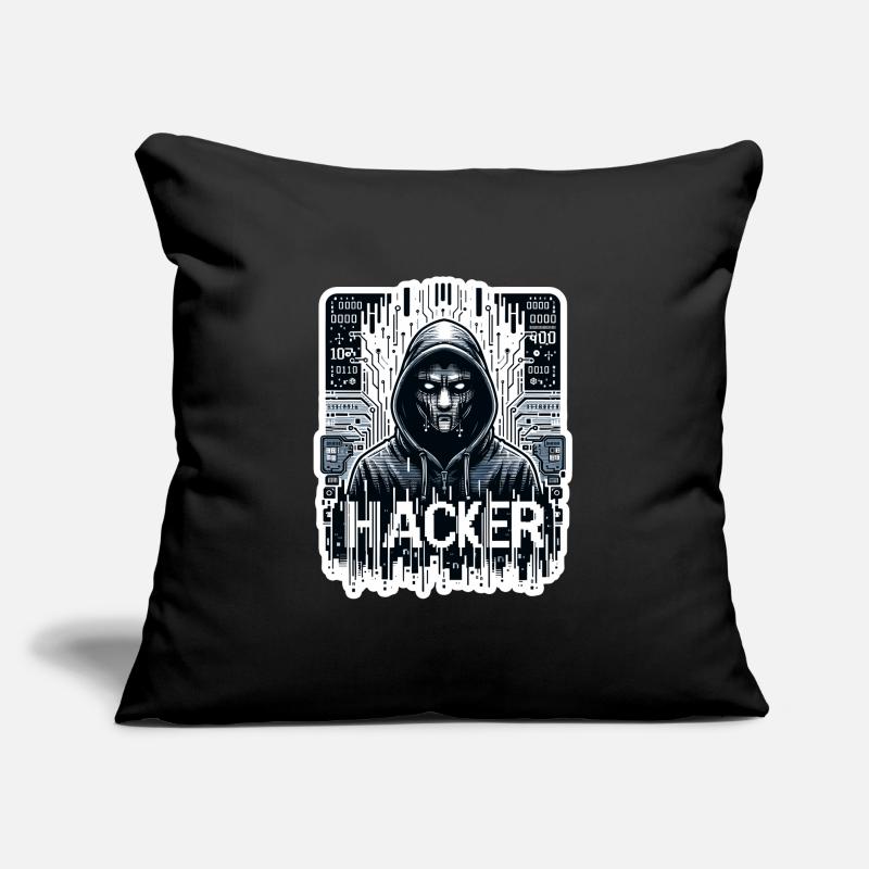 Hacker - Illustration Coussin et housse de 45 x 45 cm