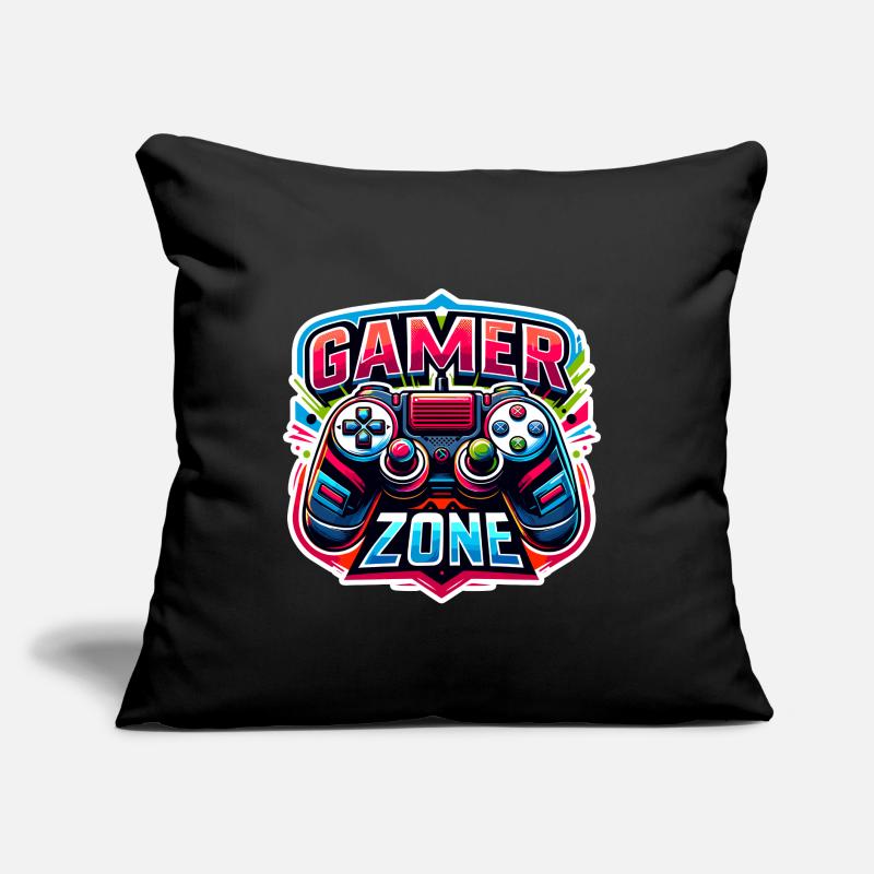 Gamer Zone - Controller Illustration Sofakissen mit Füllung 45 x 45 cm