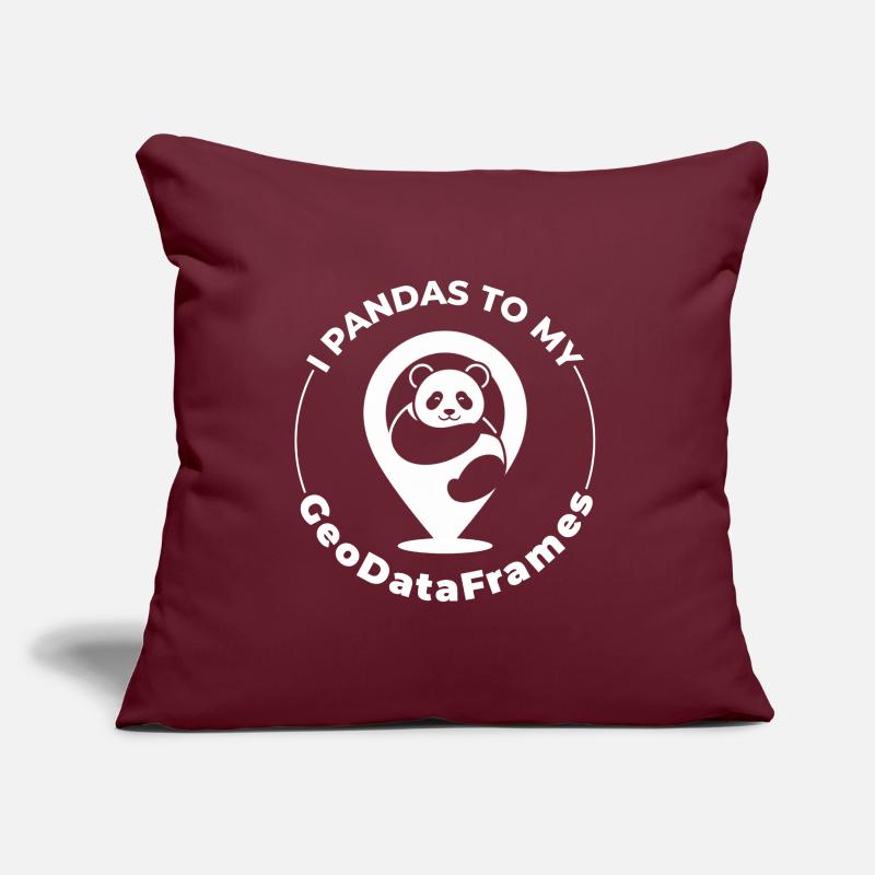 GeoDataFrames Pandas GIS Programmation Python Coussin et housse de 45 x 45 cm