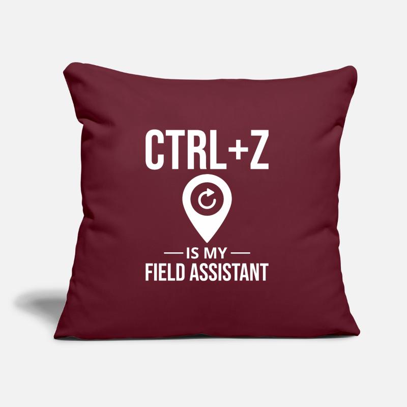 CTRL+Z Field Assistant GIS Data Editing Undo Sofa pillow with filling 45cm x 45cm