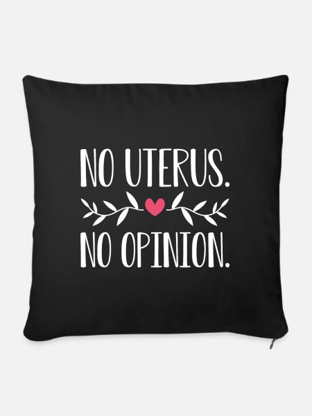 Pro Choice AF - Sofakissen mit Füllung 45 x 45 cm - Schwarz