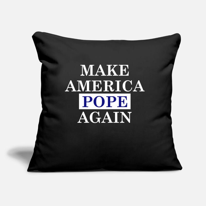 Make America POPE again - white Sofakissen mit Füllung 45 x 45 cm