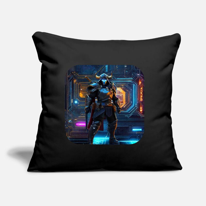 Cool Cyberspace Warrior Sofa pillow with filling 45cm x 45cm