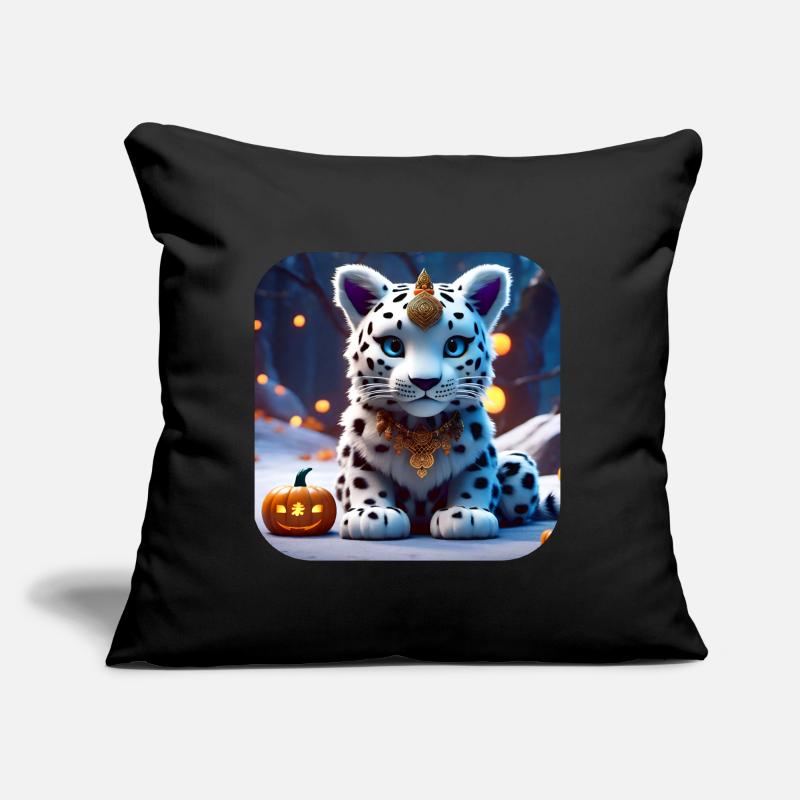 Cute Snow Leopard Sofa pillow with filling 45cm x 45cm