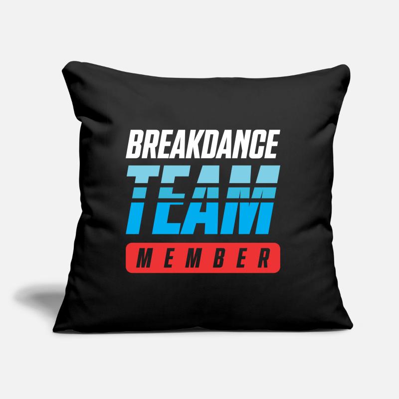 Équipe de breakdance Coussin et housse de 45 x 45 cm