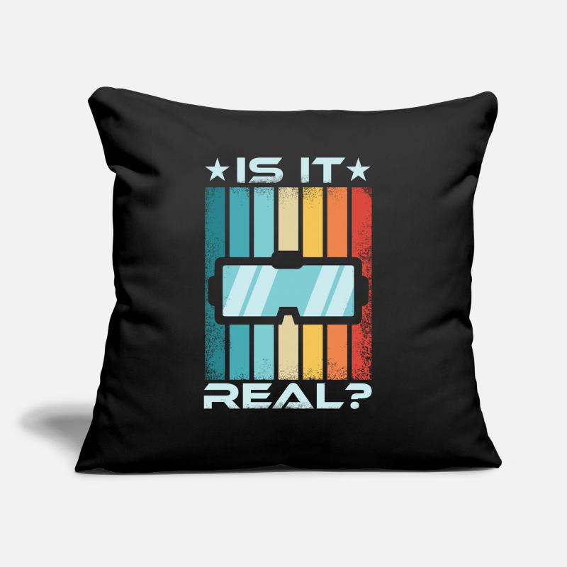 Retro Virtual Reality VR Gaming Geschenk Sofakissen mit Füllung 45 x 45 cm