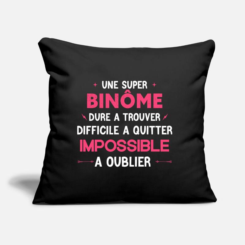 Super binôme - Impossible A Oublier Coussin et housse de 45 x 45 cm