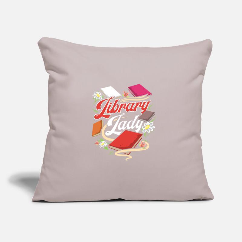 Buch Lover Geschenk Fun Library Lady Reader Sofakissen mit Füllung 45 x 45 cm